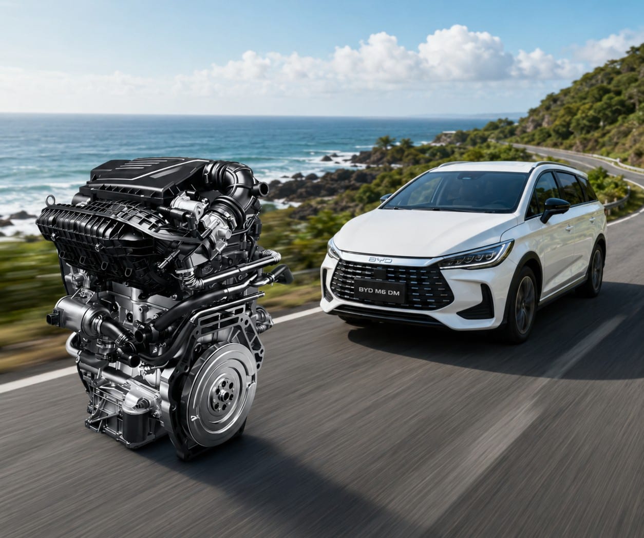 BYD M6 DM-i 1.5L Atkinson Efficiency Engine