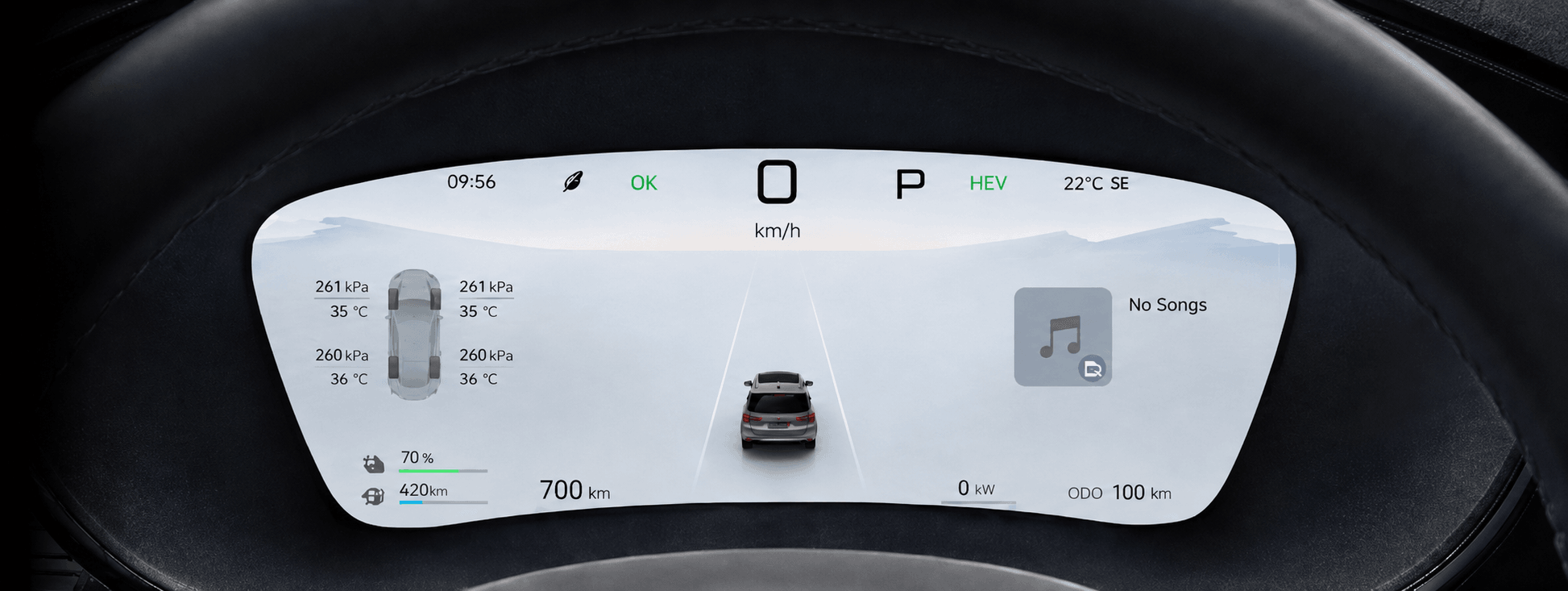 10.25-inch Full LCD Instrument