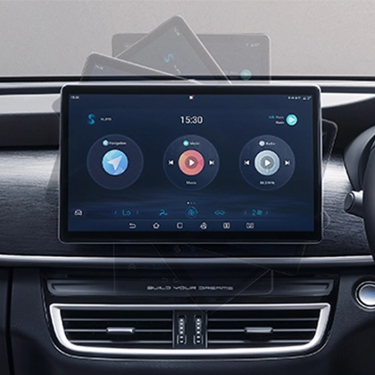 12.8-inch Rotating Screen